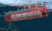 LNG-FPSO undersea view